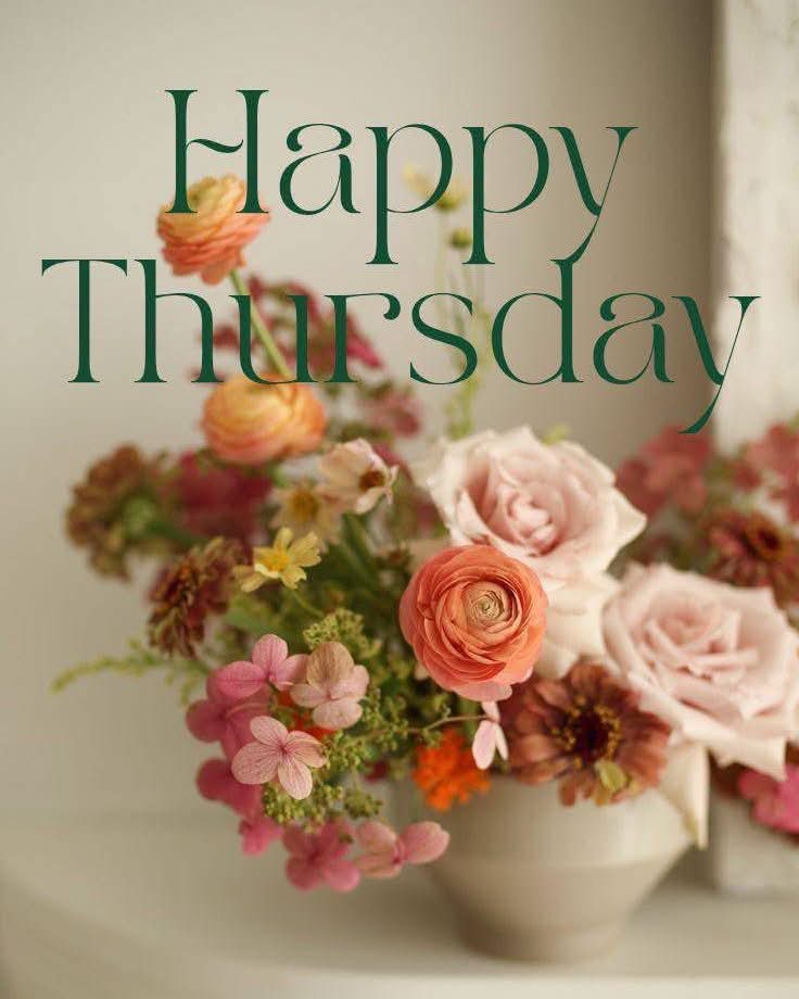 Happy Thursday! 🌸
One day at a time. One smile at a time. 
One beautiful moment at a time.